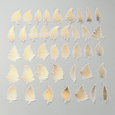 40Pcs 20 Styles Sulfuric Acid Paper Gilded Stickers STIC-WH0004-01D-1
