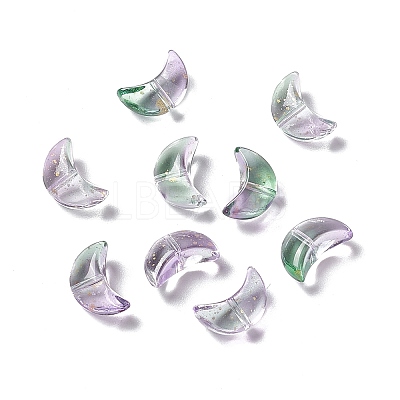 Electroplate Transparent Glass Bead EGLA-H102-07C-1