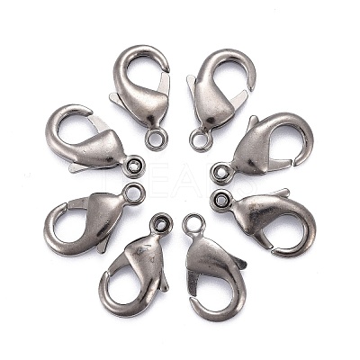Brass Lobster Claw Clasps KK-903-B-NF-1