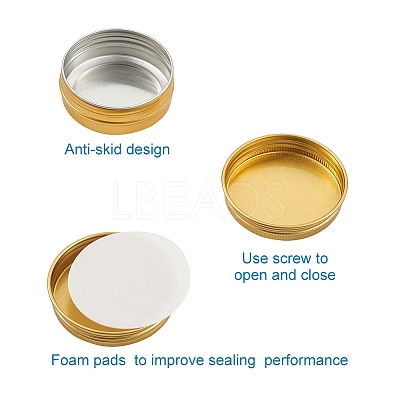 Round Aluminium Tin Cans CON-BT0001-01-1