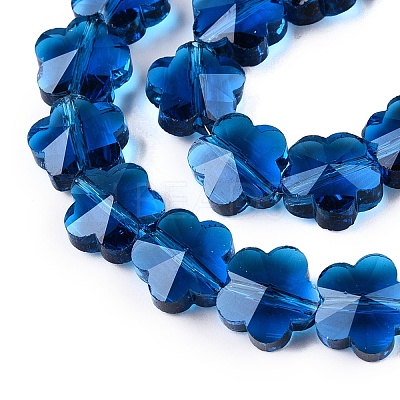 Transparent Glass Beads GLAA-Q066-10mm-C17-1