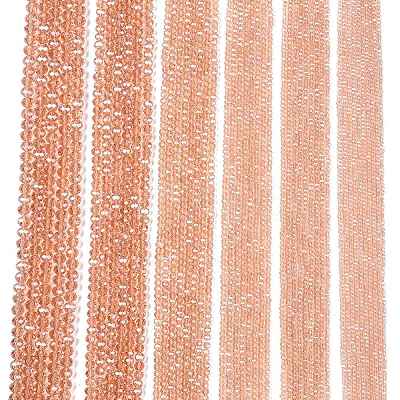 Electroplate Glass Beads Strands EGLA-A044-T2mm-A21-1