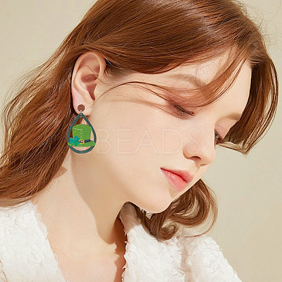 DIY Saint Patrick's Day Earring Making Kit DIY-AR0003-50-1