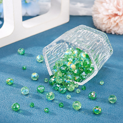 120Pcs 4 Styles Electroplate Glass Beads EGLA-TADJ0001-13C-1