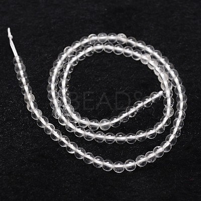 Natural Quartz Crystal Beads Strands X-G-D840-61-4mm-1