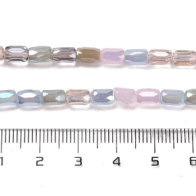 Electroplate Glass Beads Strands EGLA-D030-08A-1