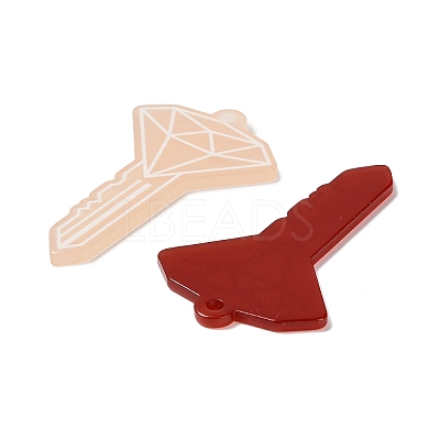 Opaque Acrylic Pendants OACR-I025-01-1