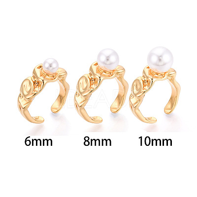 Brass Cup Peg Ring Settings LS-KK-N274-05G-1