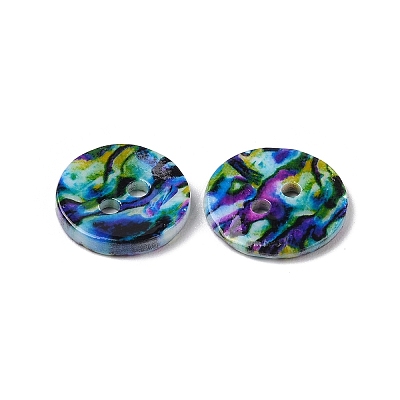 2-Hole Freshwater Shell Buttons SHEL-A004-01D-1