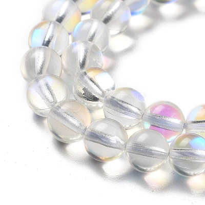 Synthetic Moonstone Beads Strands X-G-P528-J01-13-1