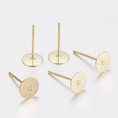 304 Stainless Steel Stud Earring Findings STAS-H436-24-10mm-1