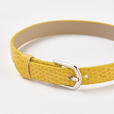 PU Leather Watch Band Strap BJEW-E350-11N-1