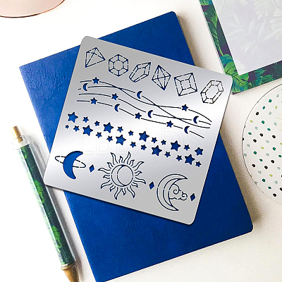 Stainless Steel Cutting Dies Stencils DIY-WH0279-117-1
