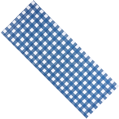 1Pc Tartan Pattern Chair Polycotton Cloth AJEW-GF0015-38A-1