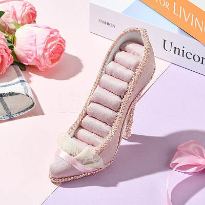 Resin High Heels Jewelry Rind Display Stands ST-CJ0034-05-1