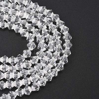 Imitate Austrian Crystal Bicone Glass Beads Strands LS-GLAA-F029-4x4mm-13-1