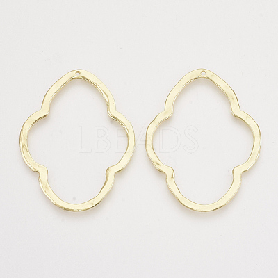 Alloy Open Back Bezel Pendants PALLOY-S121-192-1
