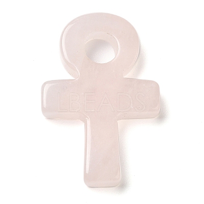 Natural Rose Quartz Pendants G-R492-03B-1
