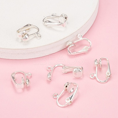 Iron Clip-on Earring Findings EC141-S-1
