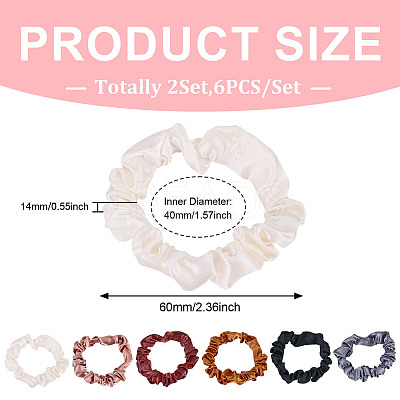 Polyester Hair Accessories OHAR-TADJ0099-02-1
