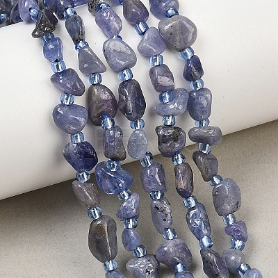 Natural Tanzanite Beads Strands GG-CBA3A44-C06-01-1