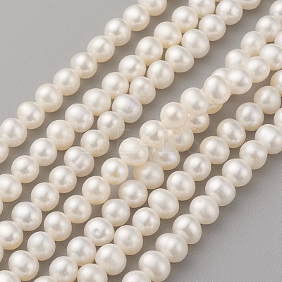 Natural Cultured Freshwater Pearl Beads Strands PEAR-G007-31-1