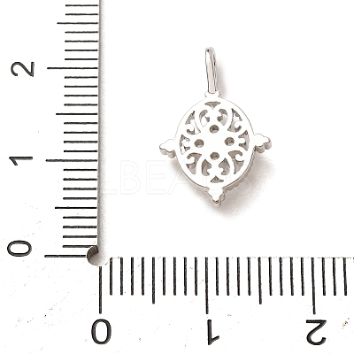 Brass Rhinestone Pendants RB-CBAFDDC-04P-1