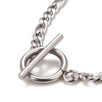 Non-Tarnish 304 Stainless Steel Chain Necklaces NJEW-A002-06P-1