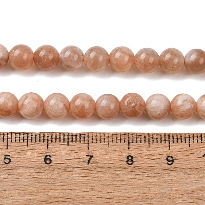 Natural Sunstone Beads G-F222-33-6mm-01-1