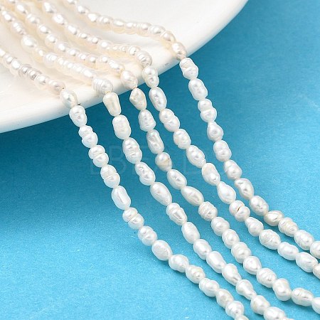 Natural Cultured Freshwater Pearl Beads Strands PEAR-I007-01O-01C-1
