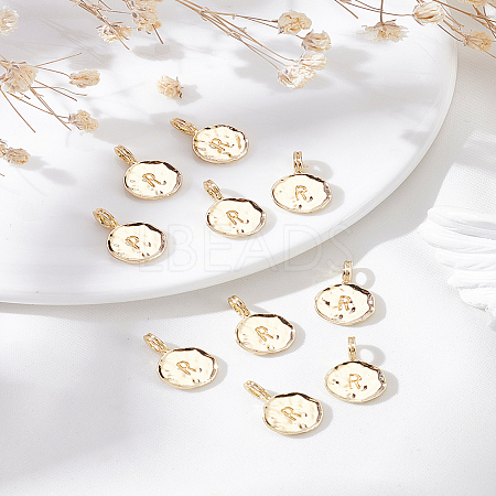 10Pcs Alloy Pendants FIND-LP0003-36R-1