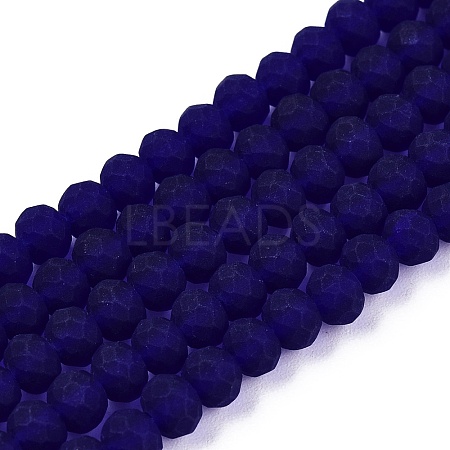 Transparent Glass Beads Strands EGLA-A044-T4mm-MD06-1