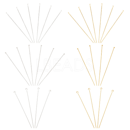 30Pcs 6 Styles 925 Sterling Silver Pins Sets STER-PH0003-58-1