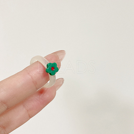 Resin Finger Rings FS-WG21D47-10-1