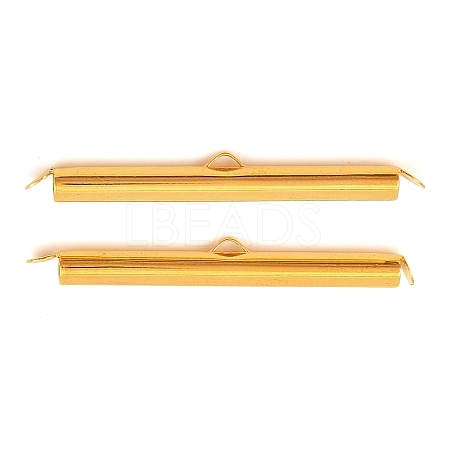 Iron Slide On End Clasp Tubes IFIN-R212-4.0cm-G-1