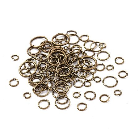 Iron Open Jump Rings IFIN-MSMC007-1AB-NF-1
