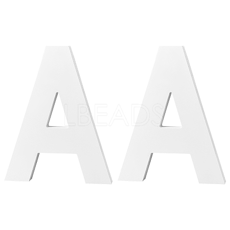 Wooden Letter Ornaments WOOD-WH0104-21-1