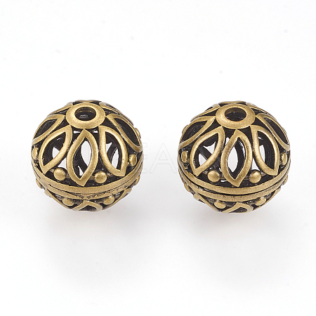 Brass Beads KK-K176-22AB-01-1