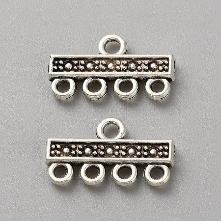100Pcs Tibetan Style Alloy Chandelier Component Links FIND-WH0431-31I-1