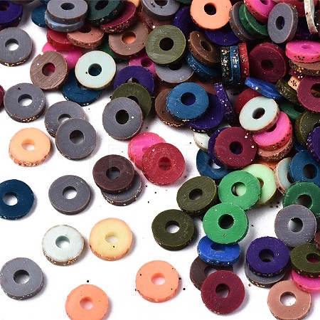 Handmade Polymer Clay Beads Spacers CLAY-T018-05C-1