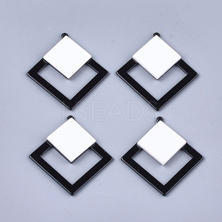 Cellulose Acetate(Resin) Big Pendants KY-T008-16A-1