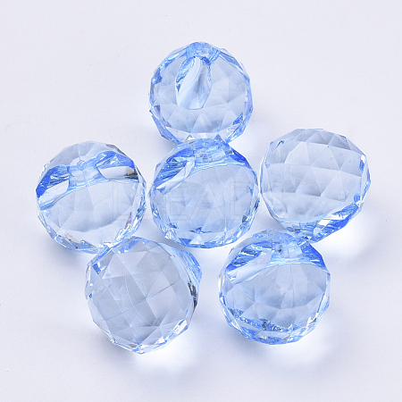 Transparent Acrylic Pendants TACR-Q261-B-V41-1