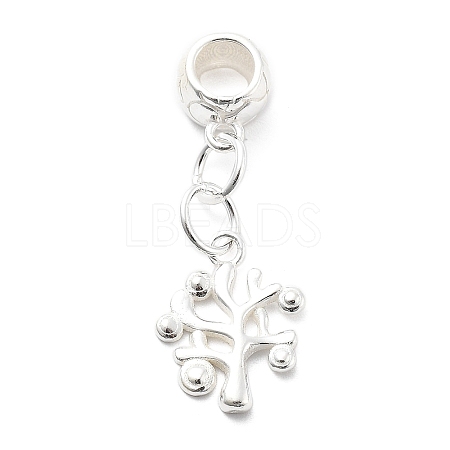 925 Sterling Silver European Beads STER-S009-01D-S-1
