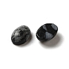 Natural Snowflake Obsidian Cabochons G-F605E-16B-2