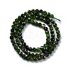 Natural Diopside Beads Strands G-G188-B14-02-3