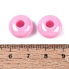 Opaque Acrylic European Beads OACR-E033-19K-3