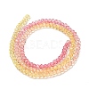 Transparent Painted Glass Beads Strands DGLA-A034-T2mm-A07-5