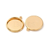 Brass Pendant Cabochon Settings KK-F898-20C-G-2