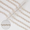 ABS Plastic Imitation Pearl Bead Chain KY-WH20006-09A-6