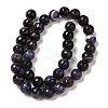 Natural Agate(Dyed & Heated) Beads Strands G-H066-B11-03-3